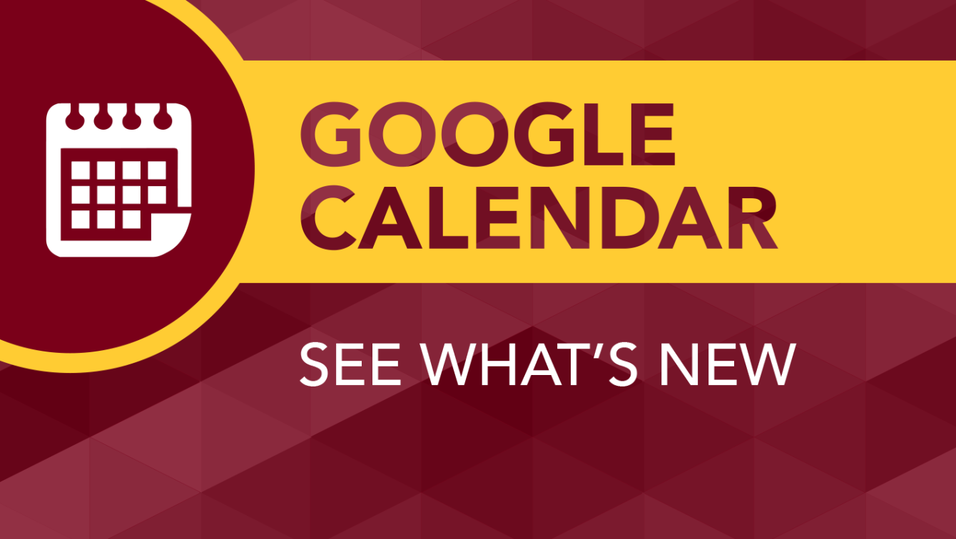 Google Calendar: See what's new