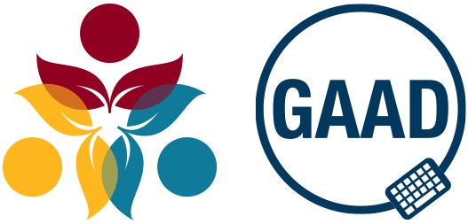 Cultivate Inclusion and Global Accessibility Awareness Day (GAAD) logos side by side