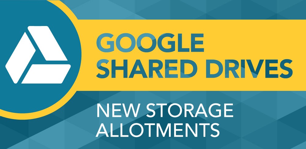 Google Shared Drives: New Storage Allotments