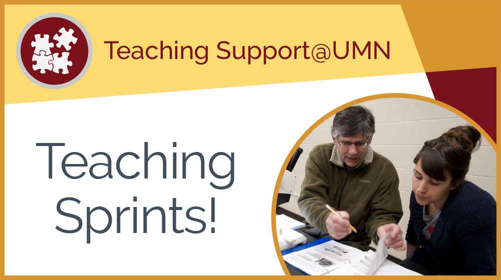 Teaching Support@UMN presents Teaching Sprints!