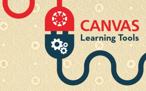 Canvas learning tools integration icon with a two plugs being put together